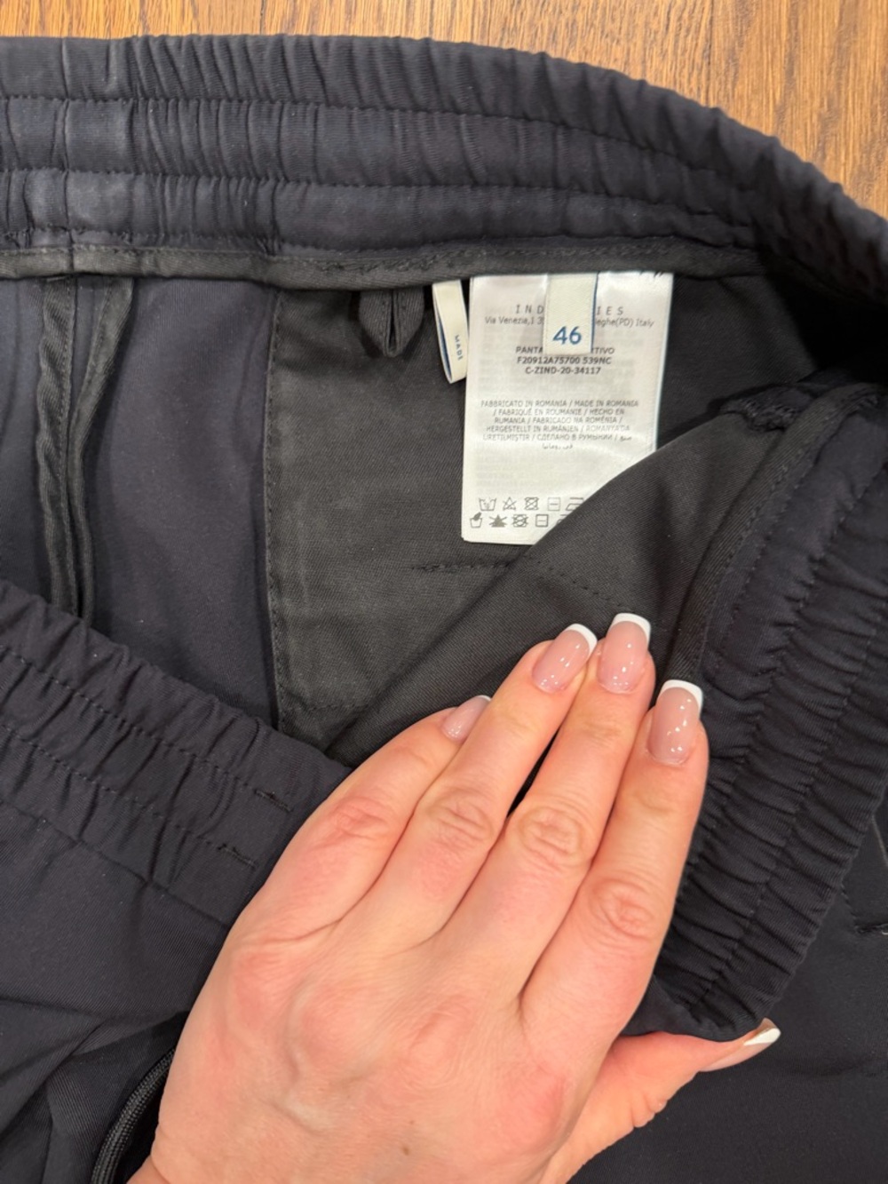 Moncler Black Drawstring Jogger Sweatpants - Picture 3 of 7